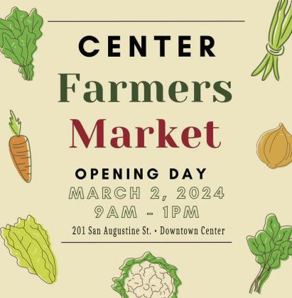 	Center’s Farmer Market opens on March 2