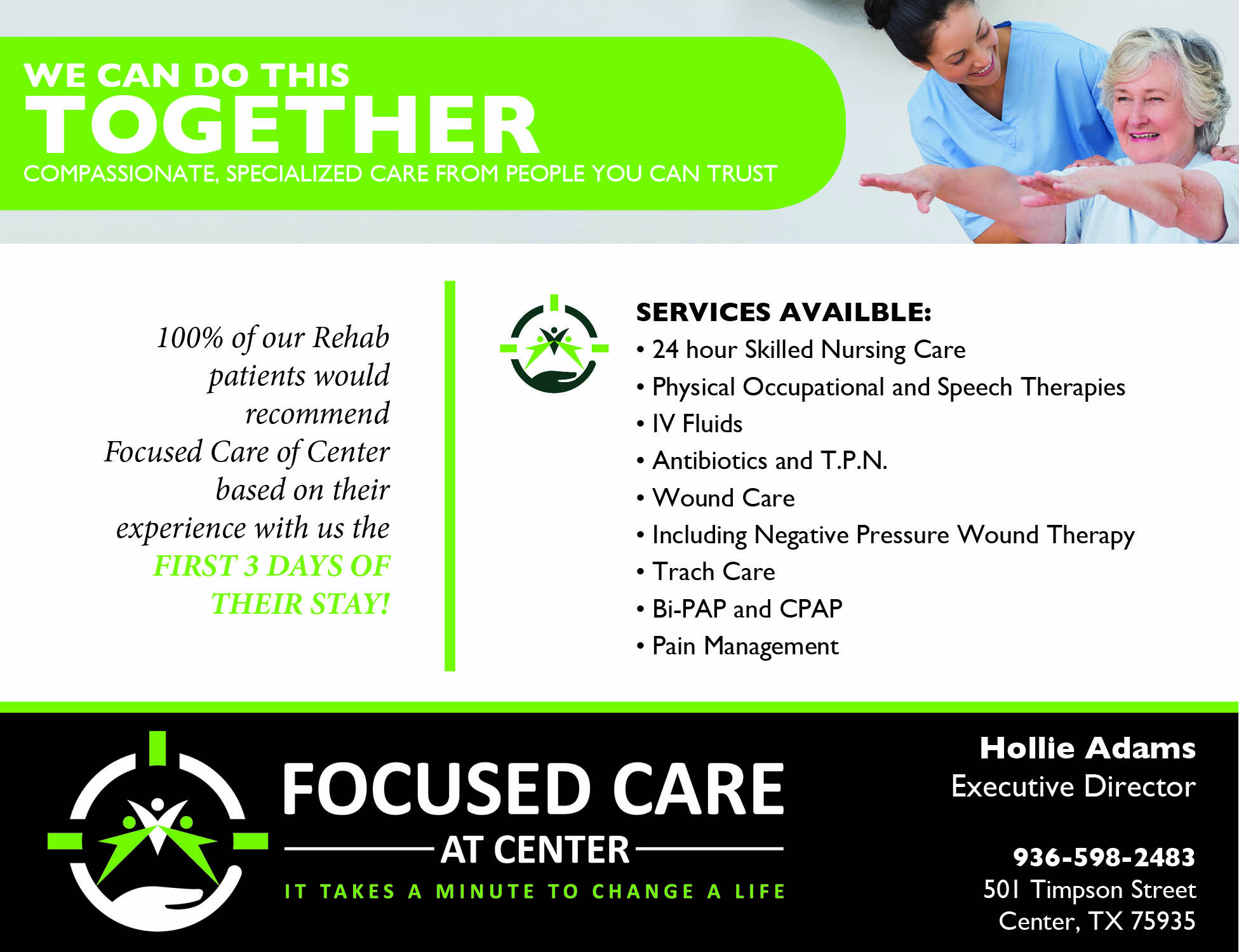 Focused Care of Center