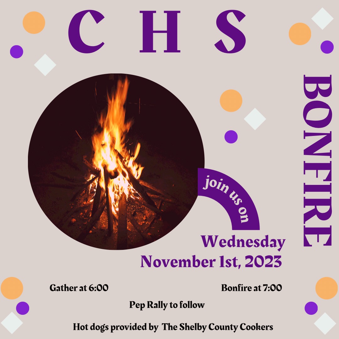 Center High School Bonfire 