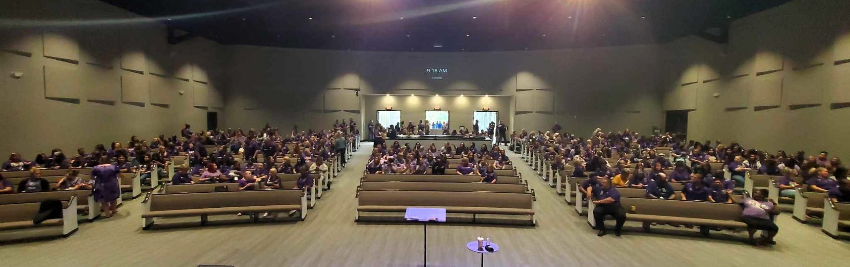 Shelby County educators from Center, Excelsior and Tenaha ISD gathered at United Pentecostal Church in Center for Gaelin Elmore's presentation. (Submitted photo) 