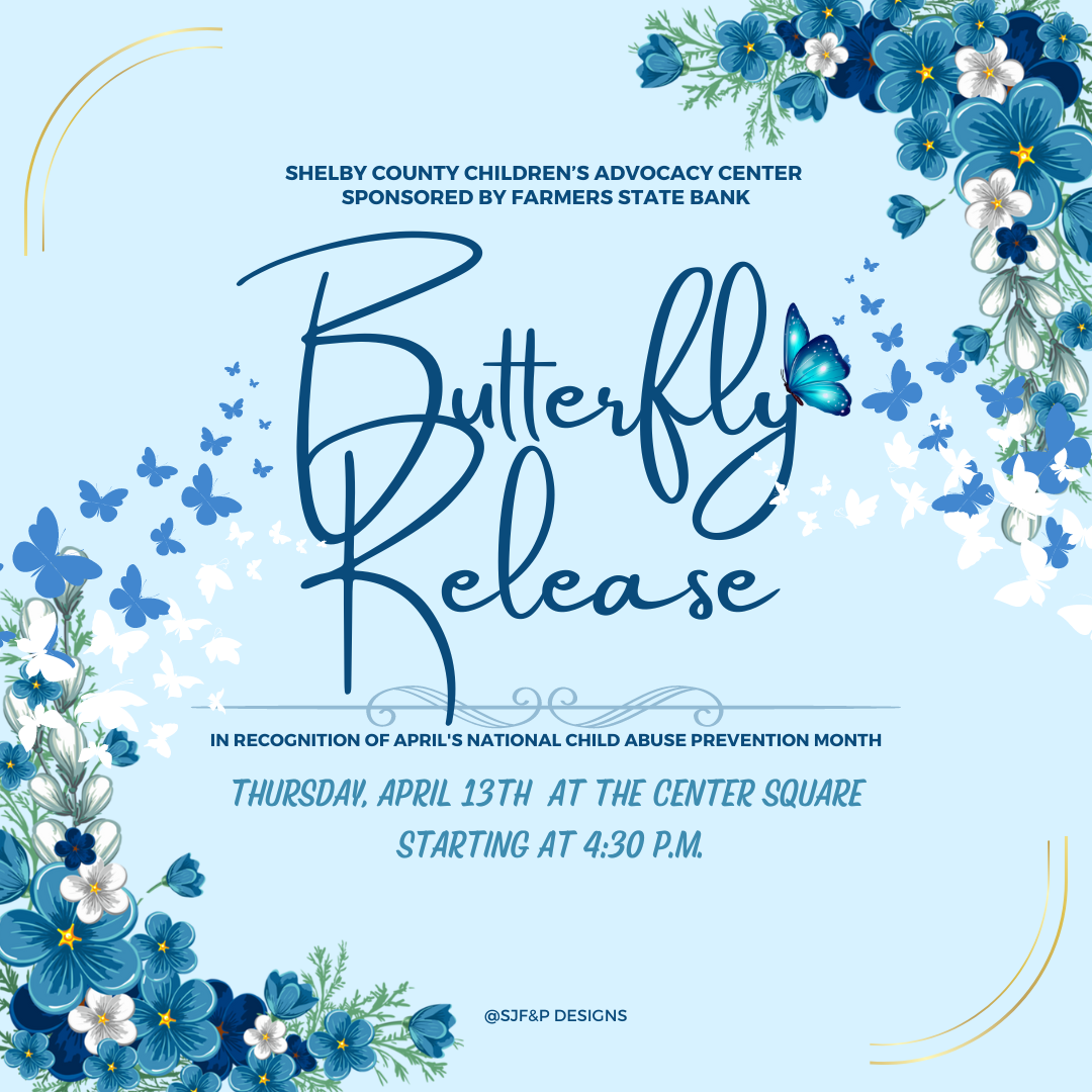 Butterfly Release hosted by  the Children's Advocacy Center