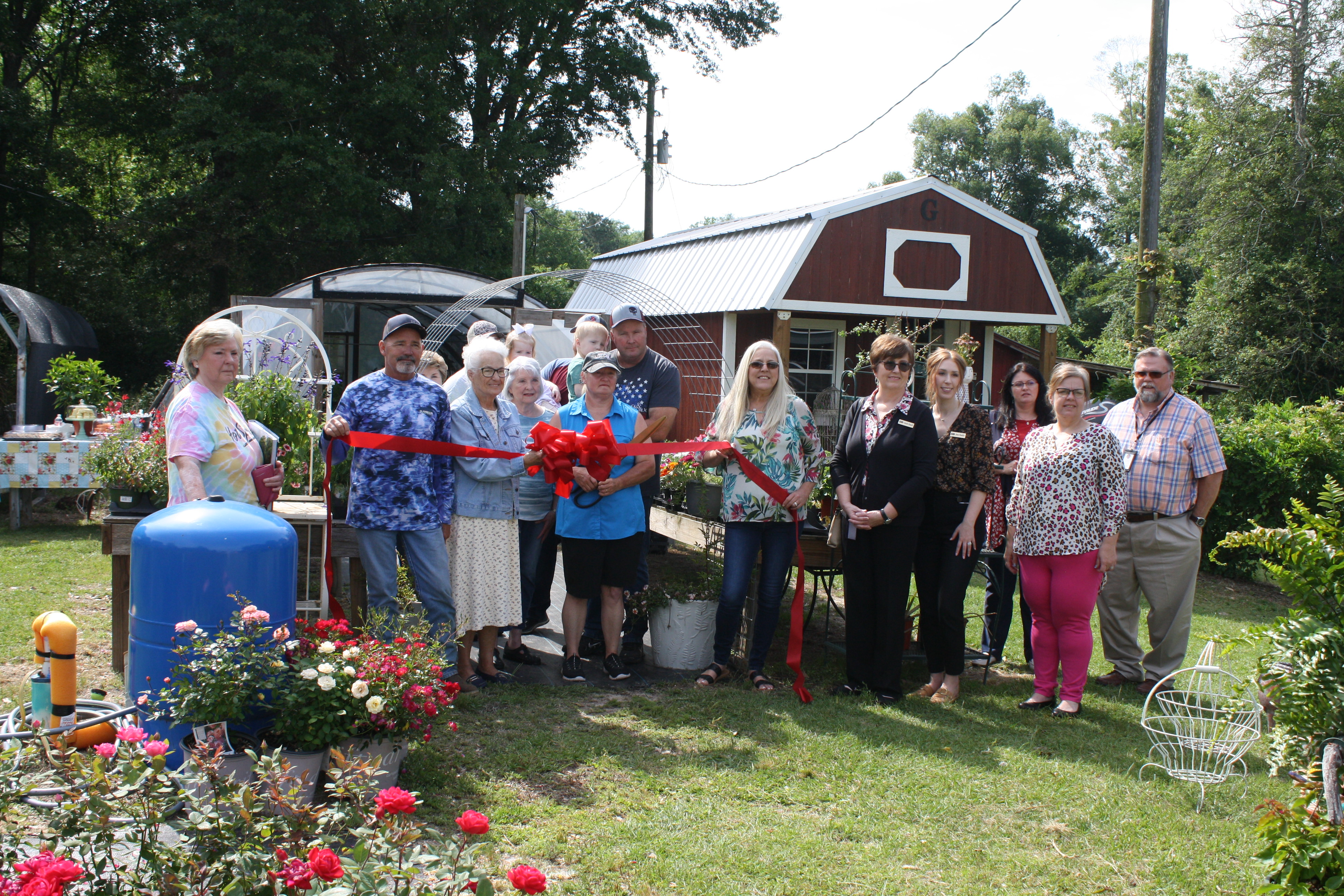 Mimi's Plant Nursery Red Ribbon Cutting Ceremony 