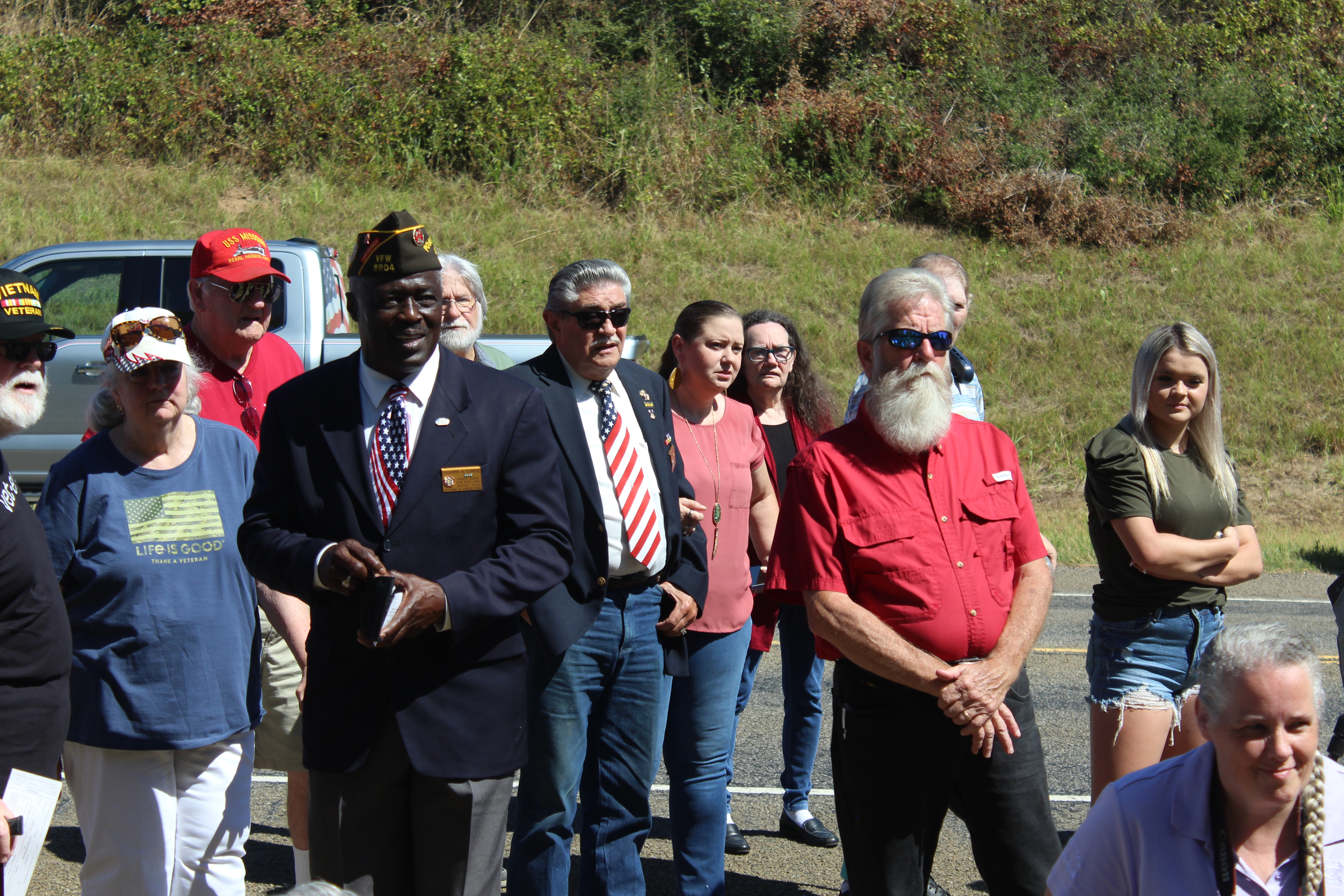 Former Deputy and Shelby County Sheriff Newton Johnson was also present at the Friday event (Shannon James photo/ The Light and Champion)