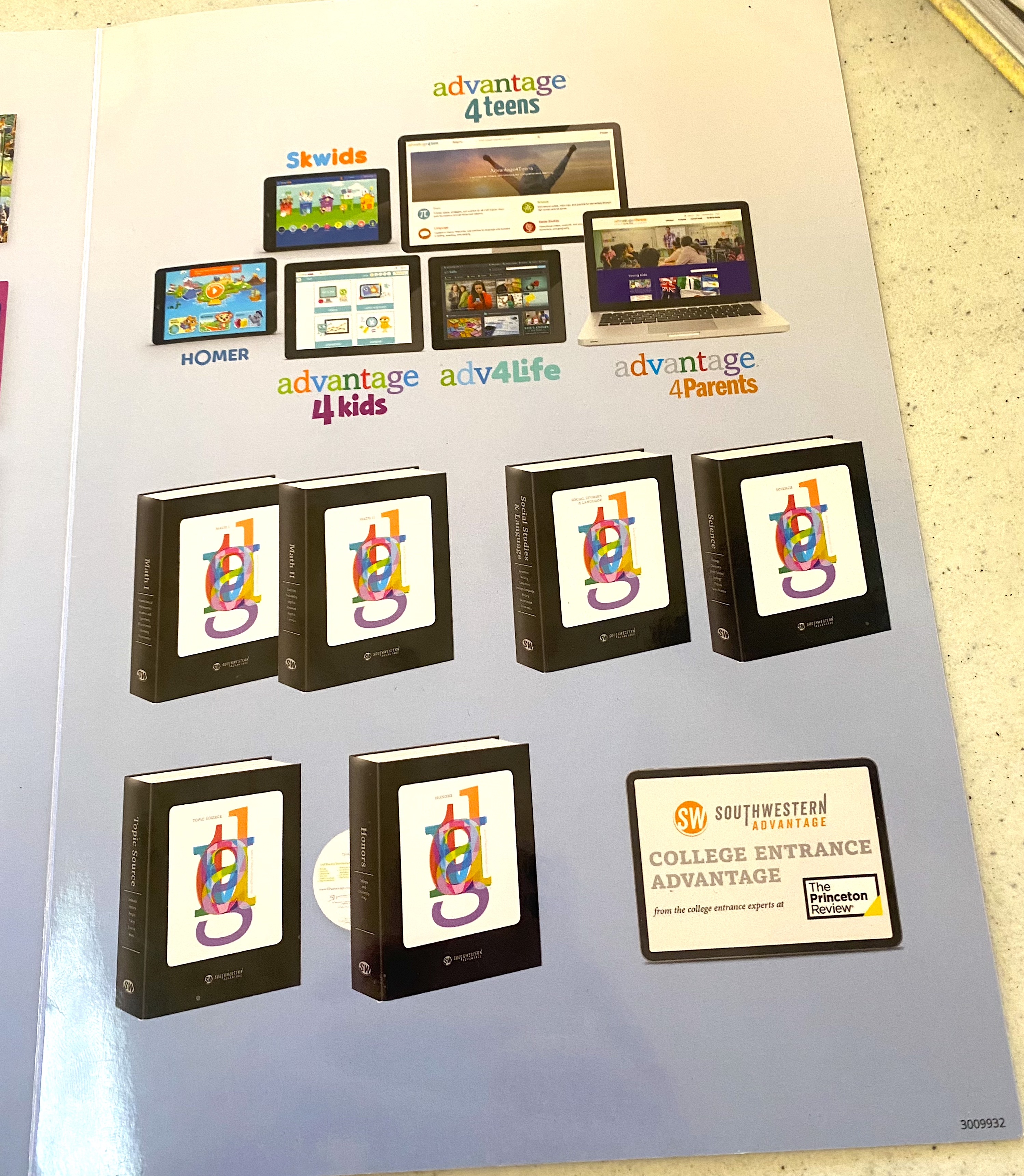 Some of the teen educational material available through Linda from Southwestern Advantage. (Shannon James/ The Light and Champion)