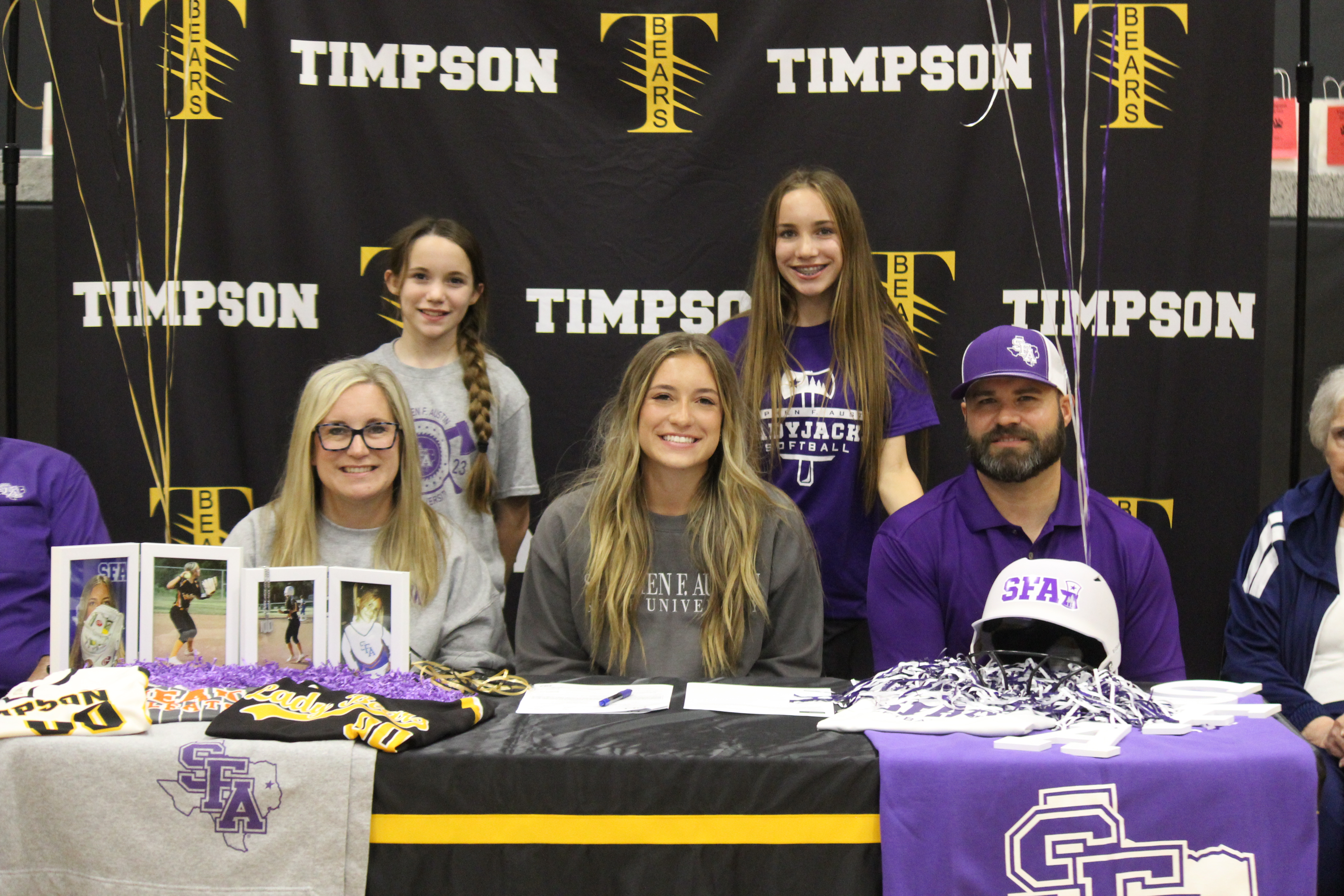 Timpson ISD's Alexis Grigsby makes history signing with SFA D1 