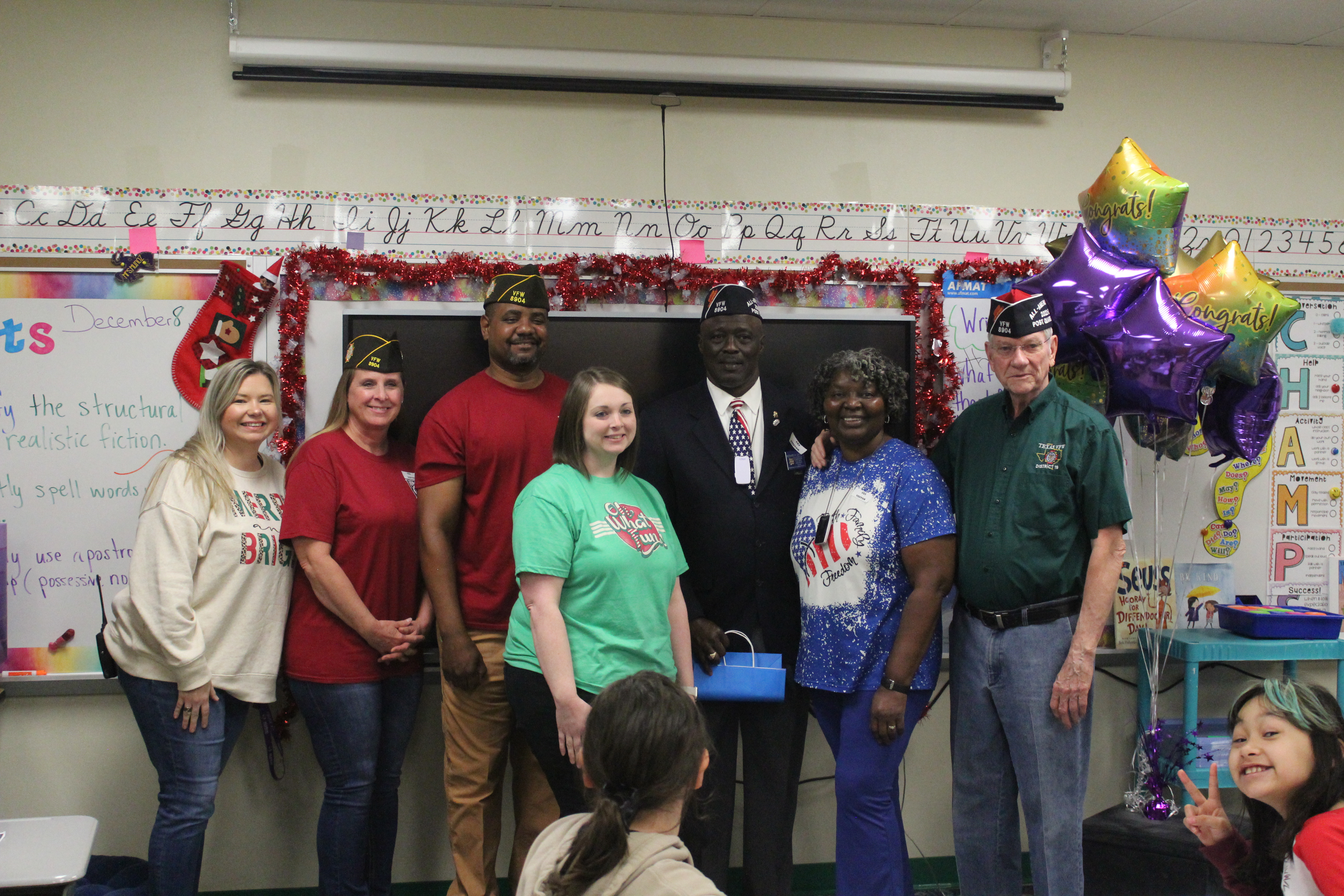 Melissa Muñoz presented VFW Teacher of the Year Award 