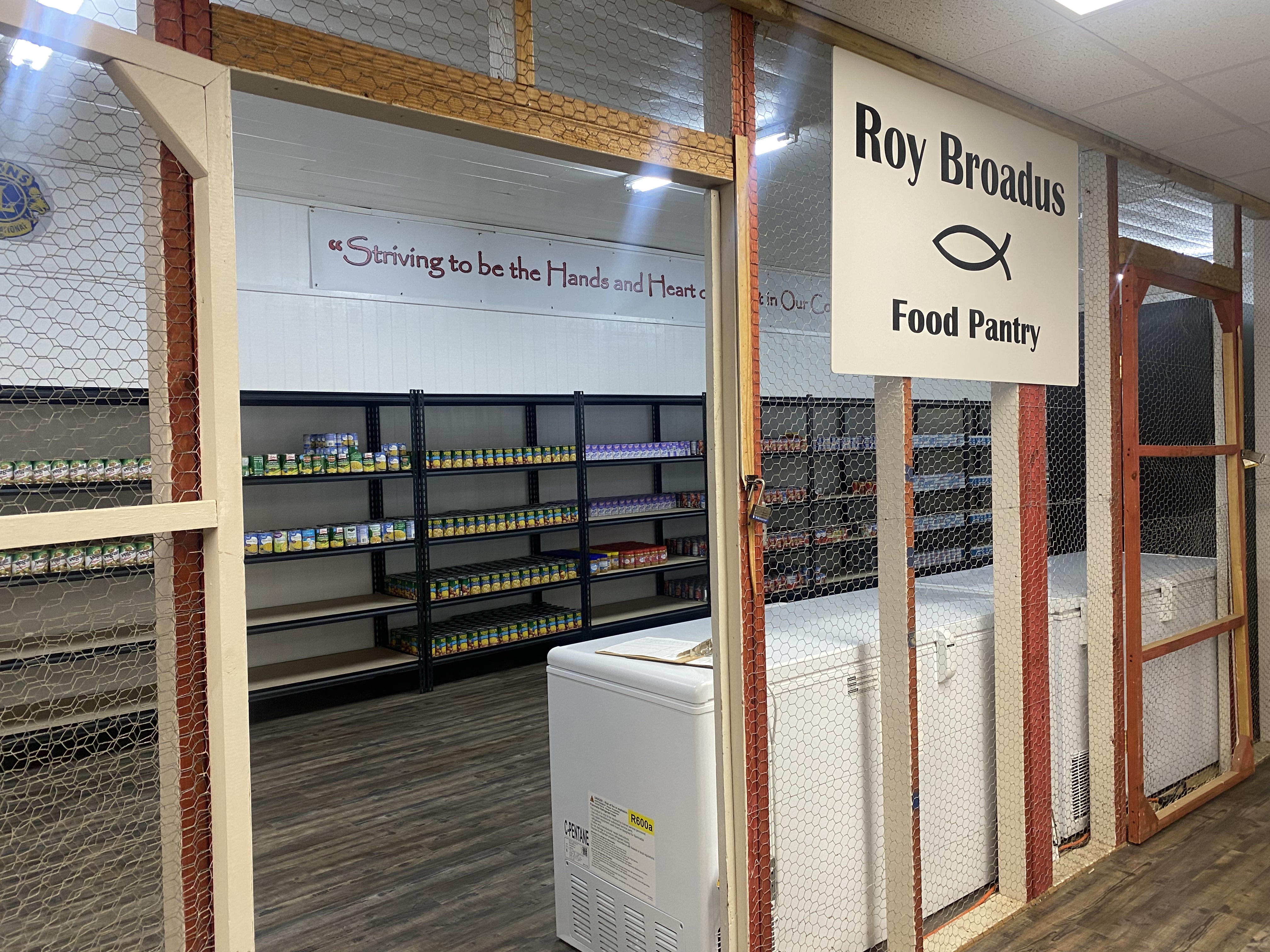 Outreach Ministries dedicates new client-choice food room in memory of Roy Broadus 