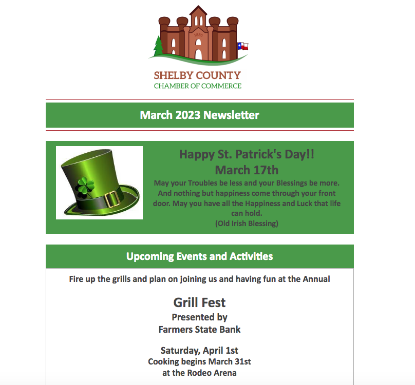 Chamber March Newsletter