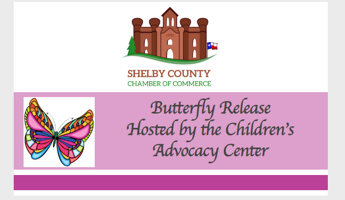 Butterfly Release hosted by  the Children's Advocacy Center: April 6 & 13