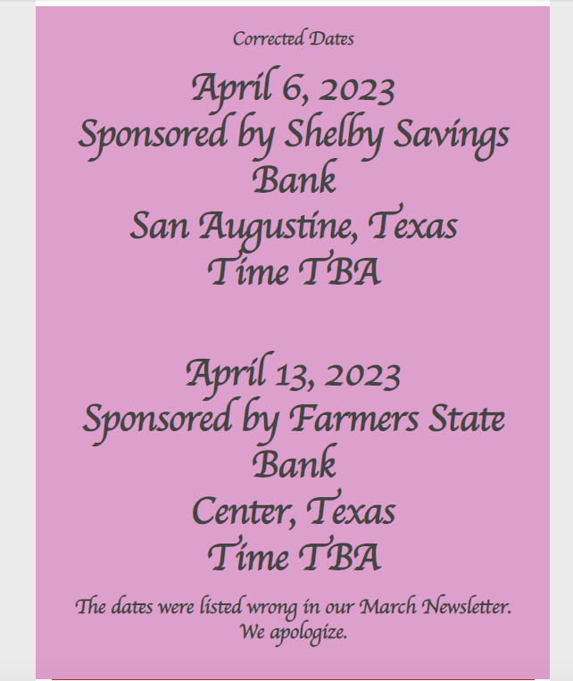 Butterfly Release hosted by  the Children's Advocacy Center: April 6 & 13