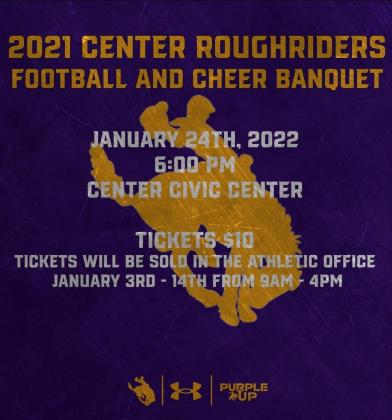 2021 Center Roughriders Football and Cheer Banquet, January 24, 2022