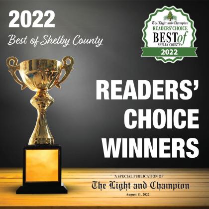 The Light and Champion announces Readers' Choice Best of Shelby County 2022 Winners