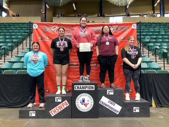Joaquin High School's Halle Bonner places 4th overall at THSWPA