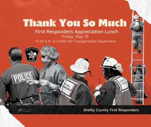 First Responders Appreciation Lunch Scheduled for May 19th