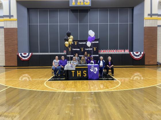 Timpson ISD's Alexis Grigsby makes history signing with SFA D1 