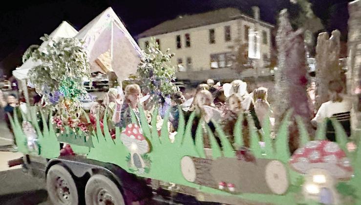 Center Girl Scout Troup #102175 took First Place in the Organizations Category in Center’s 2023 Annual Santa’s Christmas Parade Saturday night on the downtown Center Square.