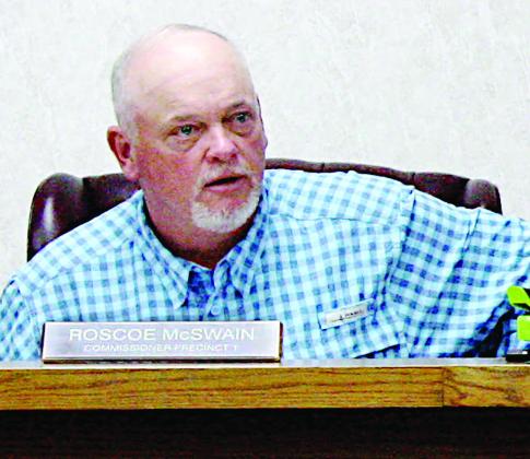 Comm., Pct. 1 Roscoe McSwain voiced displeasure with overtime at the Sheriff’s Office at the February 3 commissioners court meeting. County Auditor Clint Porterfield reported annual overtime budgeted at $75,000 has reached $110,000 in nine pay periods. David Danley | The Light and Champion
