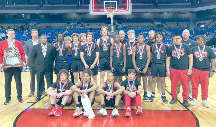The Shelbyville Dragons brought home first runner up honors at the 2024 UIL State Championship in Boys Varsity Basketball. The Dragons lost to the Lipan Indians by the score of 36-47. The Dragons advanced to the title game after defeating the Thrall Tigers the previous day, March 8, by the score of 67-52. Shelbyville ISD | The Light and Champion