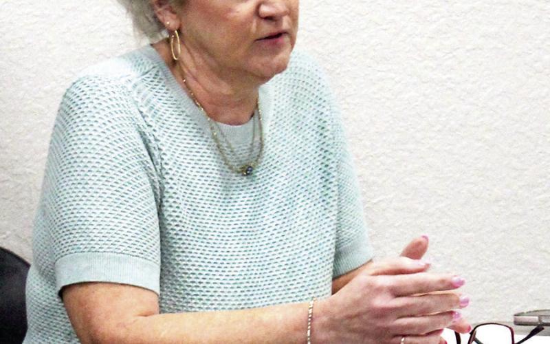 Timpson City Secretary informs the council of some damages that have led to the necessity of raising the rental fee for the city’s community building. Lisa White | Light and Champion