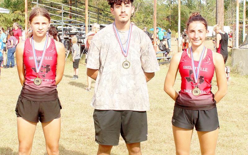 At the recent district meet, Shelbyville High School varsity cross country runners Kynslee Stevens (6th place), Haven Allen (8th place) and Jason Ortiz (10th place) qualified for the regional meet. The Shelbyville middle school team (Cooper Raymond, Price Stutts, Noah Shelton, Shade McDonald, and Cannon Warr) placed second in the district meet with Cooper Raymond (3rd), Price Stutts (5th), and Noah Shelton (7th) qualifying for the regional meet. The Dragon Yearbook | Light and Champion
