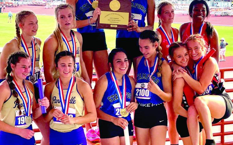 Lady Dragon track team places in state meet