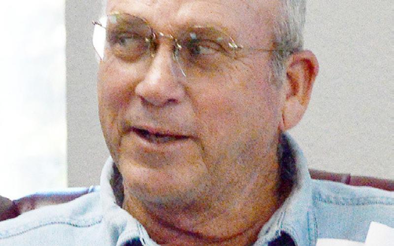 Comm. Pct. 3 Stevie Smith urged residents to be careful with burning at the Dec. 31 commissioners court meeting. The county has since been placed under a burn ban. Zack Clark | Light and Champion