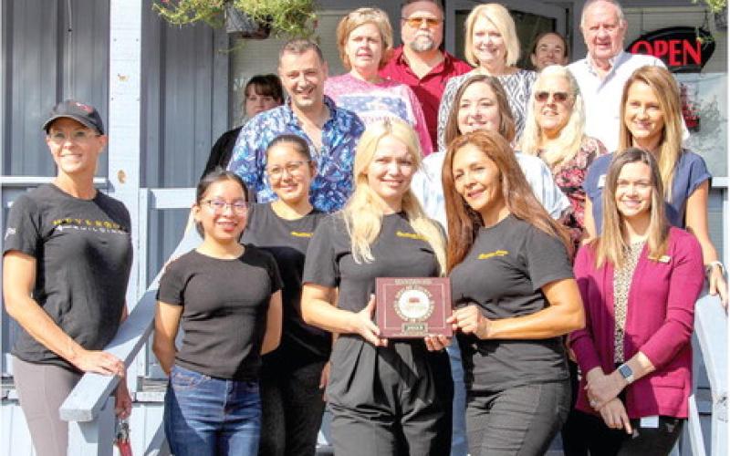 Ribbon cutting at the Breakfast Corner