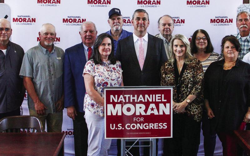 Moran announces re-election campaign