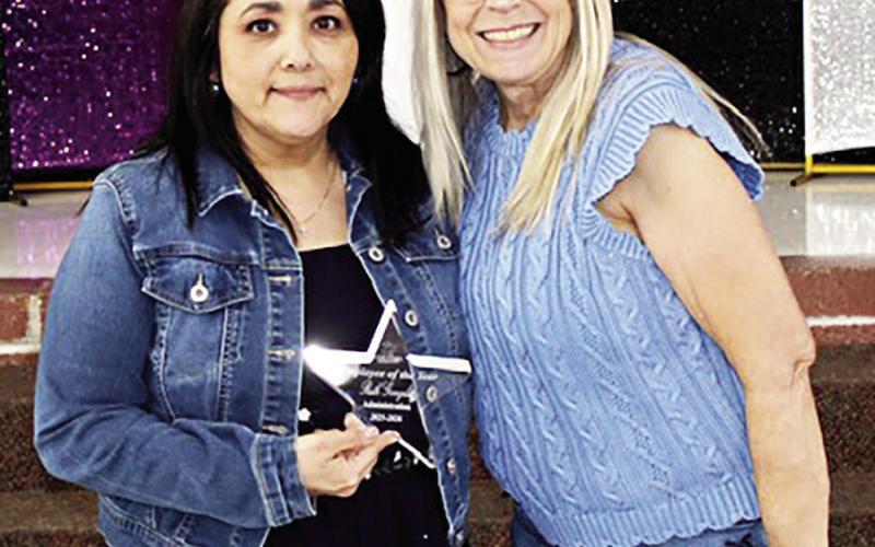 Center ISD Administration Empoyee of Year Ruth Gonzalez