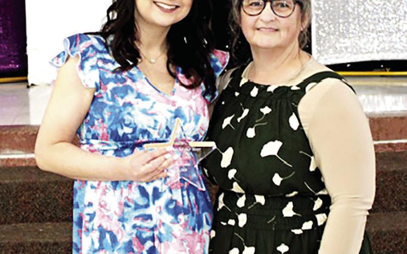 Center ISD Little Riders Academy Employee of the Year Ashley Tarver.
