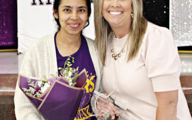 Center ISD F.L. Moffet Employee of the Year Cecilia Arcibar