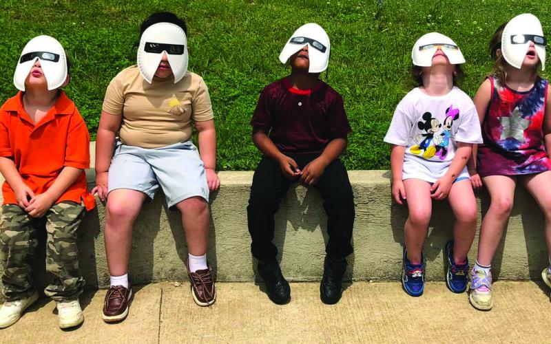 Shelby County treated to partial solar eclipse