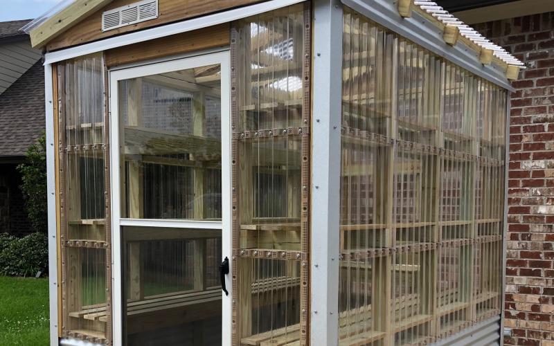 This custom-built Greenhouse sponsored by Interstate Building Materials will be awarded to the highest bidder at the TBLA Bass Unlimited Banquet and Auction on April 21.