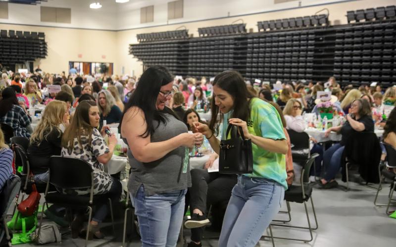 Panola College Foundation raises over $75,000 at Designer Purse Bingo event