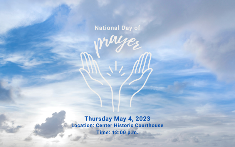 National Day of Prayer Event Thursday, May 4