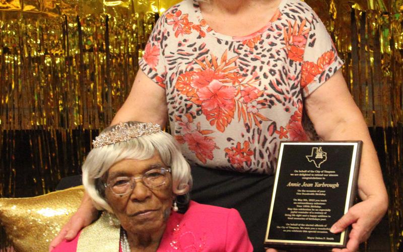 Timpson resident celebrates 100 years young