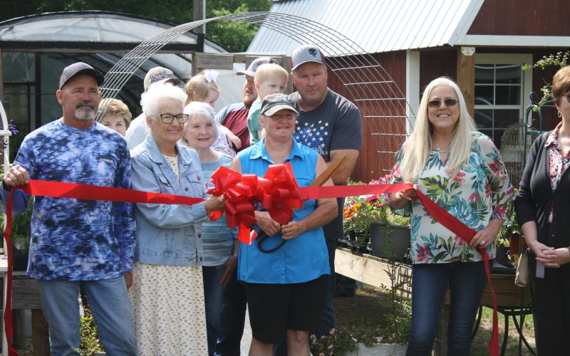 Mimi's Plant Nursery Red Ribbon Cutting Ceremony