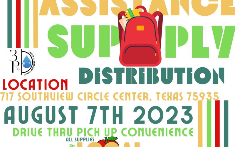 3P's Back to School Assistance and Supply Distribution