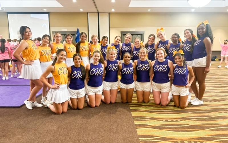 CHS Cheer Attends UCA Camp, Cheer Booster Fundraiser
