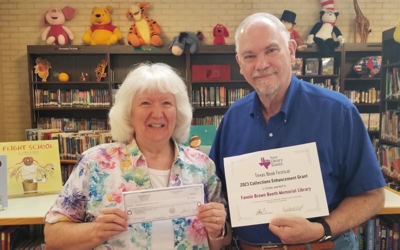 Fannie Brown Booth Memorial Library awarded $2500 Grant from the Texas Book Festivalc