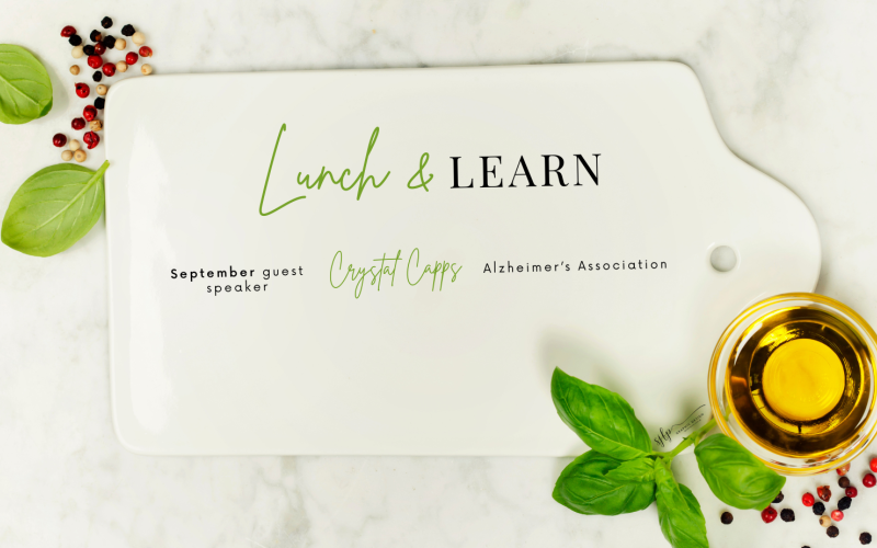 September Lunch and Learn: Alzheimer’s Awareness