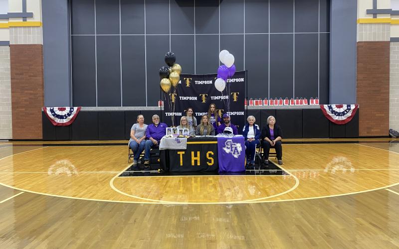 Timpson ISD's Alexis Grigsby makes history signing with SFA D1