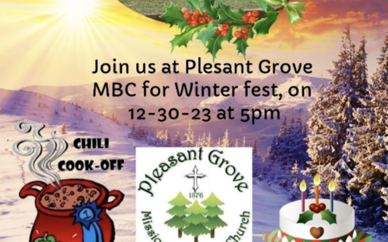 Pleasant Grove MBC First Annual Winter Fest