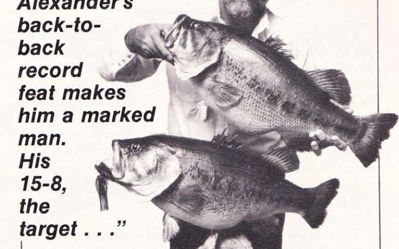 Five Top 25 bass have been reeled in at Lake O.H. Ivie in the last three years. Shawn Strength’s 16.65 pounder caught in November 2023 is the most recent. It’s ranked No. 14. (Photos courtesy Dalton Smith)