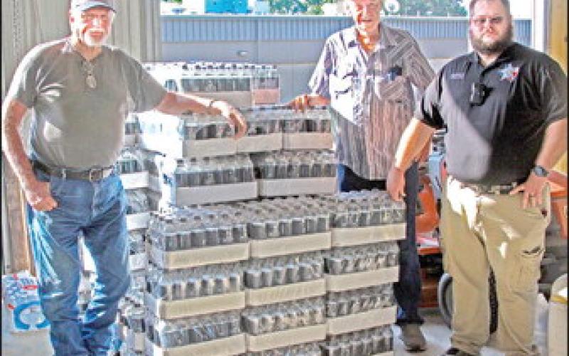 Sam Samford Lodge delivers water to SCSO