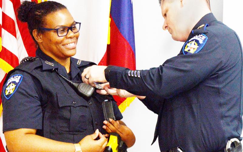Center PD installs new personnel