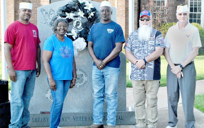 The Center VFW Post 8904 observed the United States National POW-MIA Recognition Day on Friday, Sept. 19. National POW/MIA Recognition Day is not a federal public holiday, but it is a national observance held on the third Friday of September each year. It is a time to remember those who are or were at one time Prisoners of War (POW) and those who are still Missing in Action (MIA), as well as their families. Zack Clark | Light and Champion