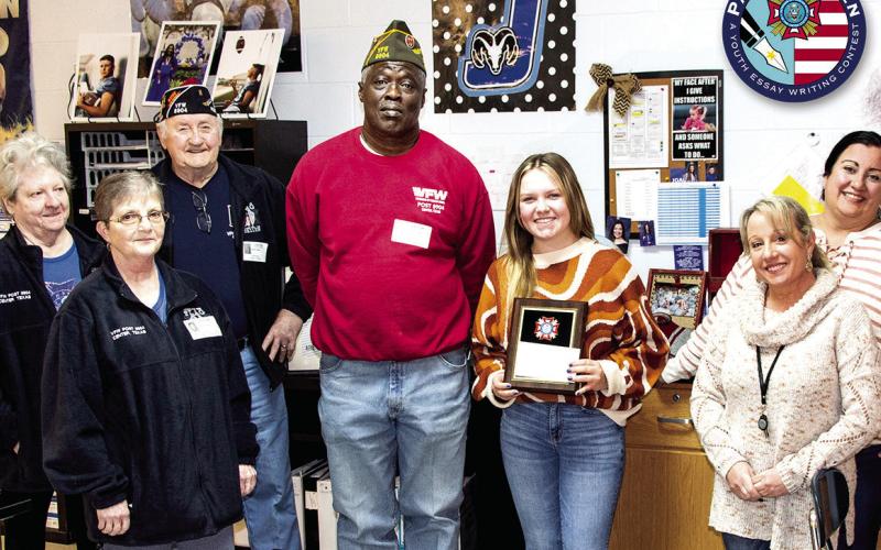 VFW Post 8904 and the Auxiliary visited