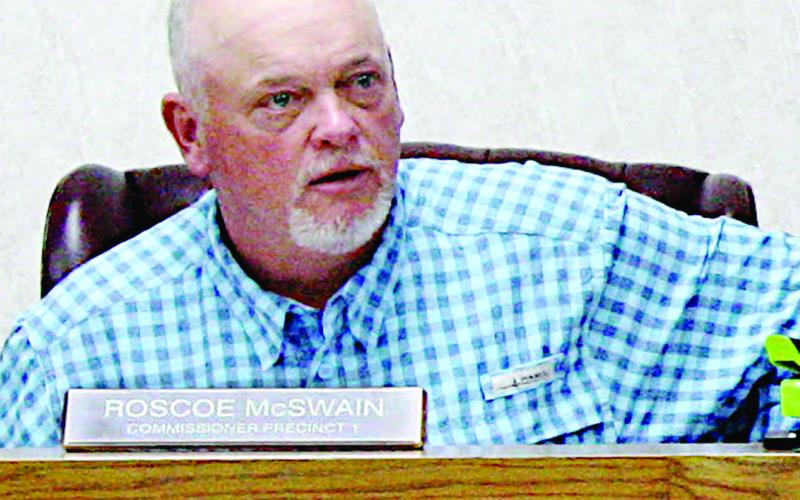 Comm., Pct. 1 Roscoe McSwain voiced displeasure with overtime at the Sheriff’s Office at the February 3 commissioners court meeting. County Auditor Clint Porterfield reported annual overtime budgeted at $75,000 has reached $110,000 in nine pay periods. David Danley | The Light and Champion