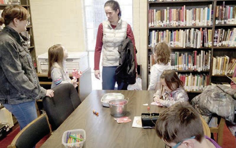 Arts and crafts, story time and learning were all on hand at the first annual Take Your Child to the Library Day” at the Fannie Brown Booth Memorial Library